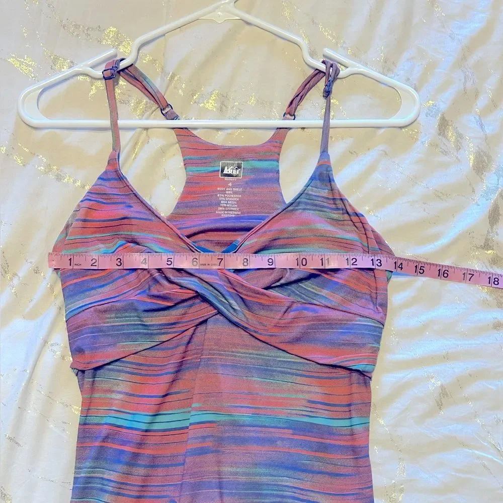 REI Striped Shelf Bra Shirt – Women’s Size 4